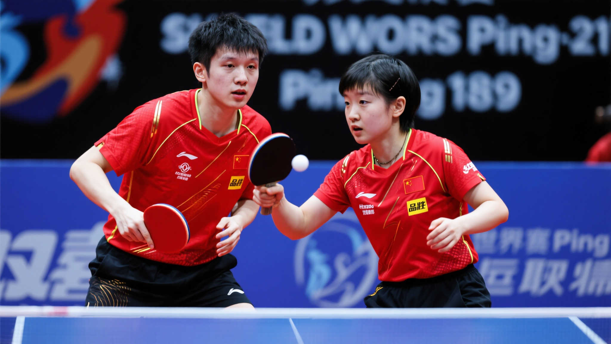 王楚钦／孙颖莎因对手退赛不战而胜，晋级世乒赛混双八强
