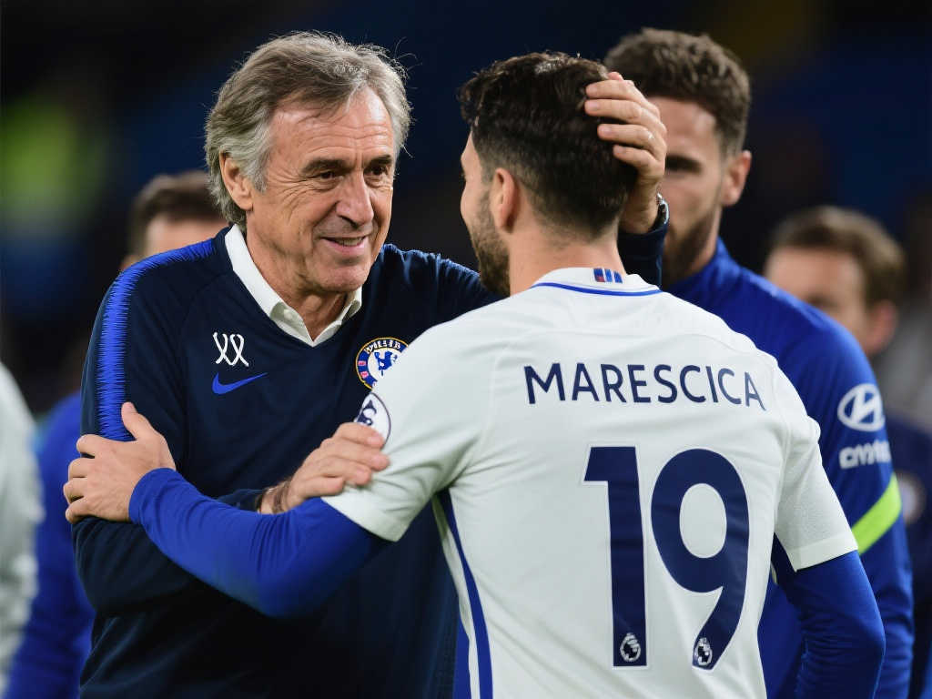 [流言板]马雷斯卡：视佩莱格里尼如父，切尔西背负夺冠重任